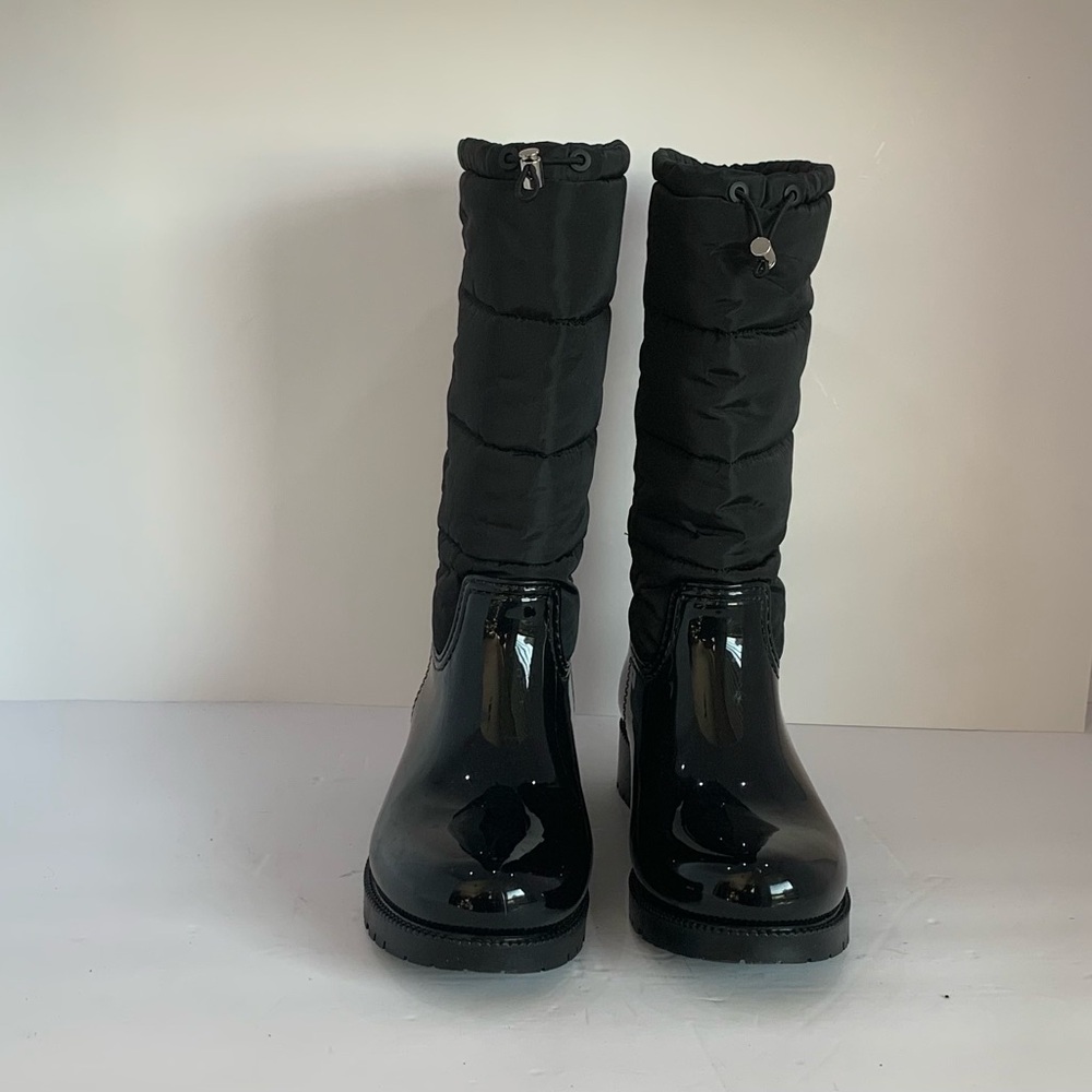 Marc Fisher Black Glossy Winter Boots